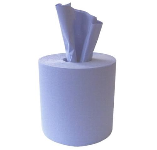 Contract Centrefeed Roll 2ply Blue 150m 6/pack