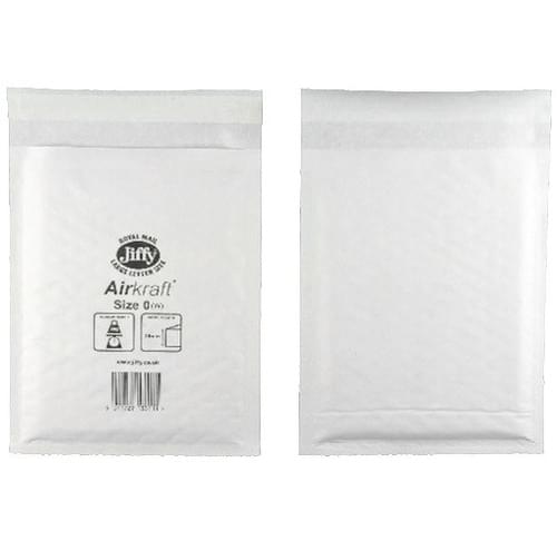 Jiffy Bag Bubble Lined Airkraft White 140 x 195mm