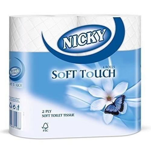 Nicky Soft Touch Toilet Paper Premium Roll 40/pack