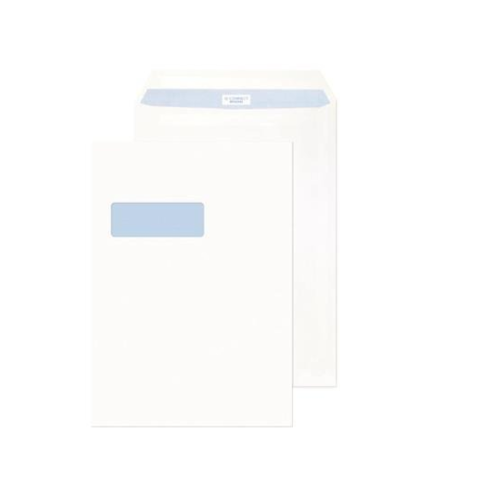 Blake White Peel and Seal Pocket Window Envelope C4 100gsm [324x229mm] Pack 250