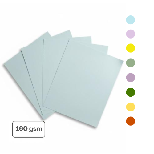 A4 160gsm Coloured Card (4 x 250 sheets)