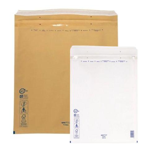 Arofol Padded Bag White/Gold - Multiple Sizes Available