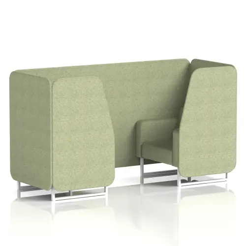 Brixworth Booth with White Legs - Single Tone
