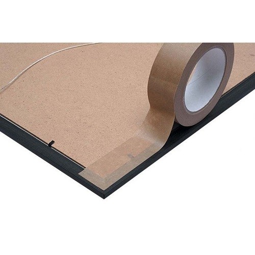 Eco-X Kraft Paper Tape Hot Melt Adhesive 75mm Core 75mm Width