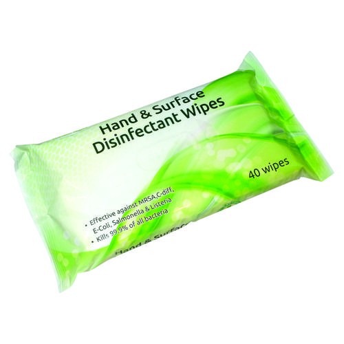 EcoTech Hand and Surface Disinfectant Wipes 40 Sheets (Pack of 16) FSWIPE40