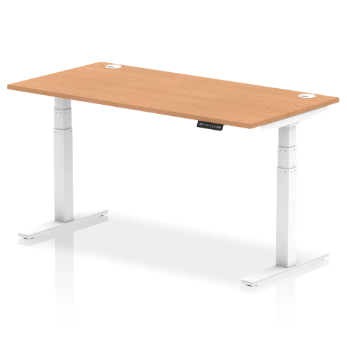Air Height Adjustable Office Desk with Cable Ports
