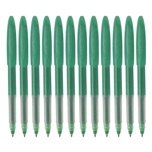 uni-ball Signo Gelstick Rollerball Pen - Green - Pack of 12