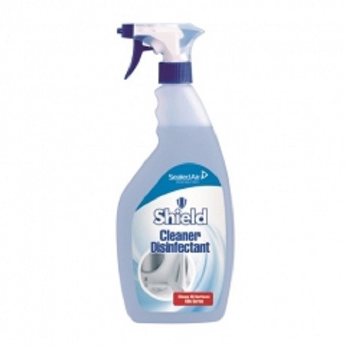 Shield Cleaner Disinfectant - 6 x 750 ml trigger bottles