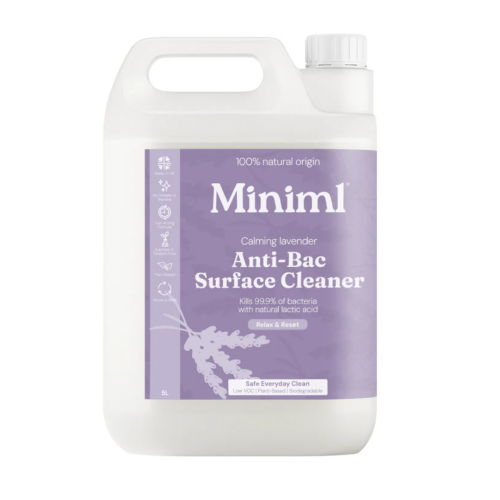 Miniml Anti-Bac Surface Cleaner Calming Lavender 5 Litre MIN103