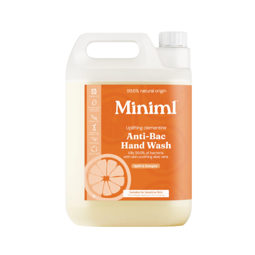 Miniml Anti-Bac Hand Soap Uplifting Clementine 5 Litre MIN115
