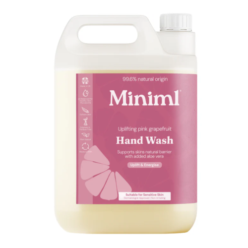 Miniml Hand Wash Uplifting Pink Grapefruit 5L Refill MIN388