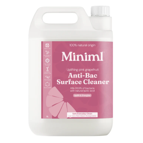 Miniml Anti-Bac Surface Cleaner Grapefruit 5L Refill MIN399