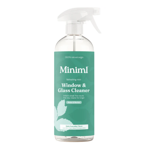 Miniml Window + Glass Cleaner Mint 750ml Bottle MIN400