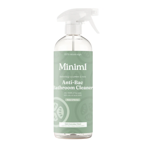 Miniml Bathroom Cleaner Cucumber + Mint 750ml Bottle MIN404