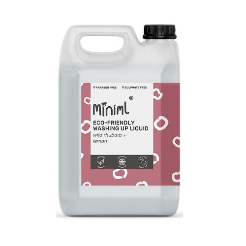 Miniml Wild Rhubarb & Lemon Washing Up Liquid 5Ltr
