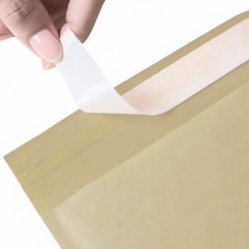 Peel and seal strip closure