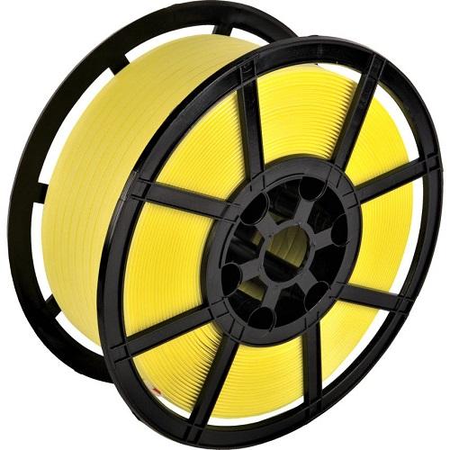 12mm Yellow Plastic Hand Strapping (1000m) 300kg