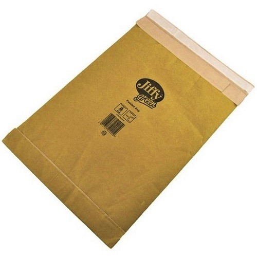 Jiffy Padded Gold Postal Bag Size 4 225x343mm (8.9x13.5") 100/box
