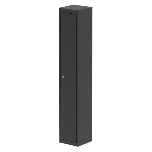 Qube Locker 1800mm High - Black | 1,2,4,6 Lockable Door Options