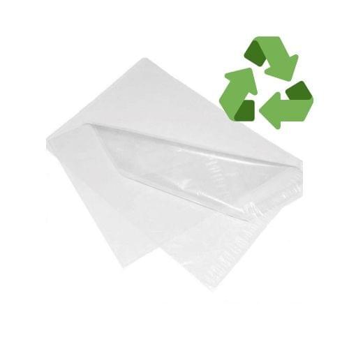 250 x 375mm (10x15") Recycled Polythene Bags Clear 200g - 500/Box