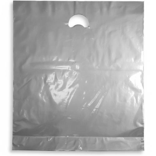 Silver carrier bags