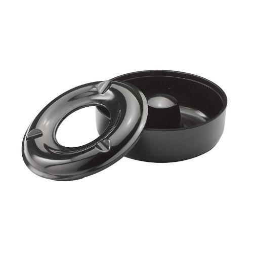 Wind Proof Black Ash Tray (PK 6)