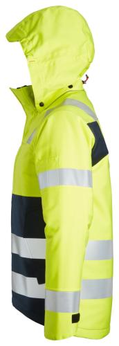 Snickers 1163 ProtecWork Insulated Hood Jacket High-Vis Class 3