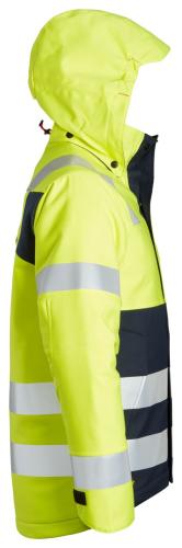 Snickers 1163 ProtecWork Insulated Hood Jacket High-Vis Class 3