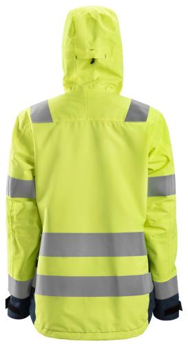 Snickers 1347 AllroundWork Women's High-Vis Waterproof Shell Jacket Class 2/3