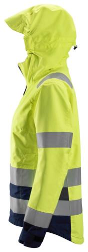 Snickers 1347 AllroundWork Women's High-Vis Waterproof Shell Jacket Class 2/3