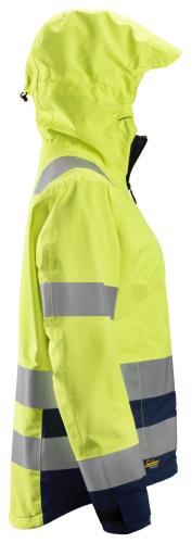 Snickers 1347 AllroundWork Women's High-Vis Waterproof Shell Jacket Class 2/3