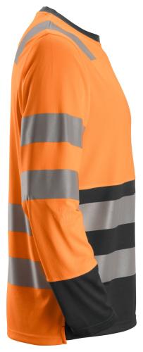 Snickers 2433 High-Vis Long Sleeve T-Shirt Class 2