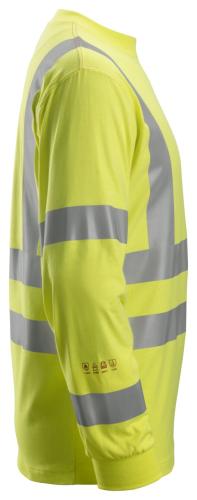 Snickers 2461 ProtecWork Long Sleeve T-Shirt High-Vis Class 3