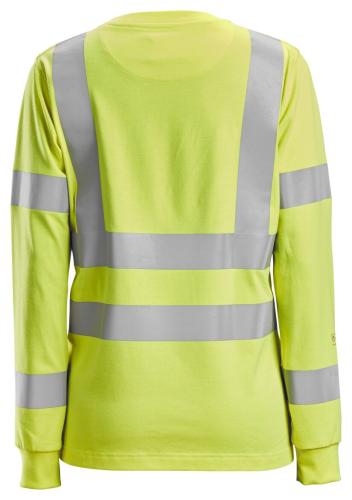 Snickers 2476 ProtecWork Women's Long Sleeve T-shirt High-Vis Class 3/2