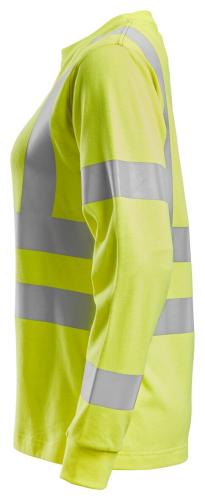 Snickers 2476 ProtecWork Women's Long Sleeve T-shirt High-Vis Class 3/2