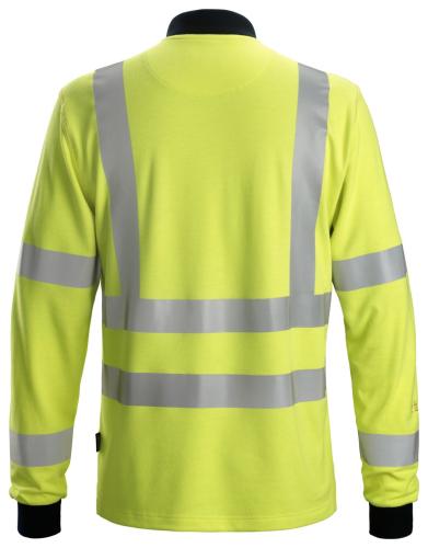 Snickers 2661 ProtecWork Long Sleeve Polo Shirt High-Vis Class 3