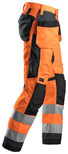 Snickers 6230 AllroundWork High-Vis Work Trousers+ Holster Pockets Class 2
