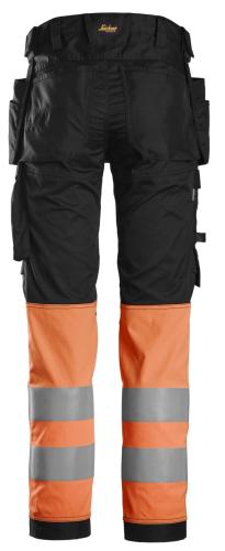 Snickers 6234 High-Vis Class 1 Stretch Trousers Holster Pockets