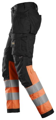 Snickers 6234 High-Vis Class 1 Stretch Trousers Holster Pockets