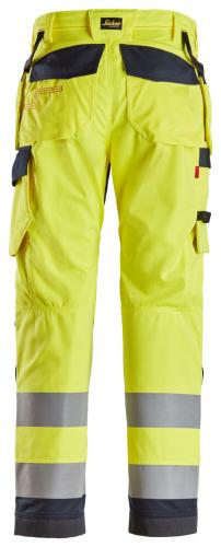 Snickers 6260 ProtecWork Work Trousers Holster Pockets High-Vis Class 2