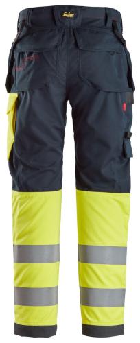 Snickers 6276 ProtecWork Work Trousers Holster Pockets High-Vis Class 1