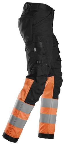 Snickers 6334 High-Vis Class 1 Stretch Trousers