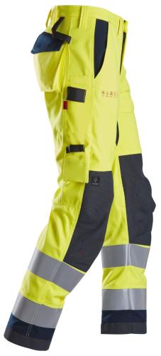 Snickers 6360 ProtecWork Work Trousers High-Vis Class 2