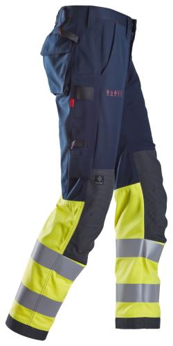 Snickers 6376 ProtecWork Work Trousers High-Vis Class 1