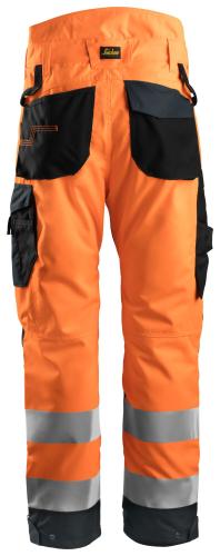 Snickers 6639 AllroundWork High-Vis 37.5® Insulated Trousers+ Class 2