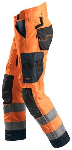 Snickers 6639 AllroundWork High-Vis 37.5® Insulated Trousers+ Class 2