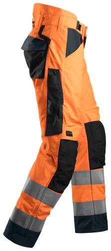 Snickers 6639 AllroundWork High-Vis 37.5® Insulated Trousers+ Class 2