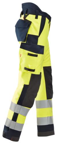 Snickers 6663 ProtecWork Insulated Trousers High-Vis Class 2