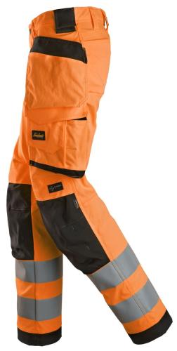 Snickers 6743 High-Vis Class 2 Women's Stretch Trousers Holster Pockets