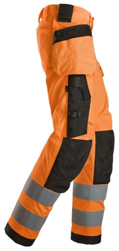 Snickers 6743 High-Vis Class 2 Women's Stretch Trousers Holster Pockets
